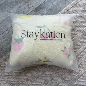 Staykation Krista Horton Backpack Quillow Blanket Fruit